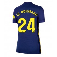 Camiseta Atletico Madrid Robin Le Normand #24 Visitante Equipación para mujer 2025-26 manga corta